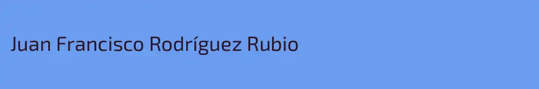 Juan Francisco Rodríguez Rubio